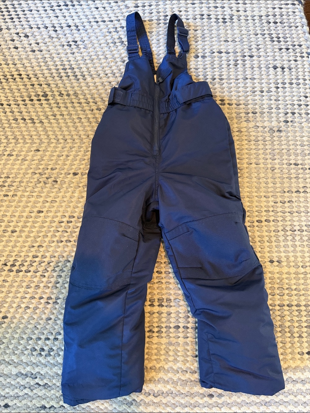Cat & Jack Navy Blue Kids Snow Overalls Bib Pants